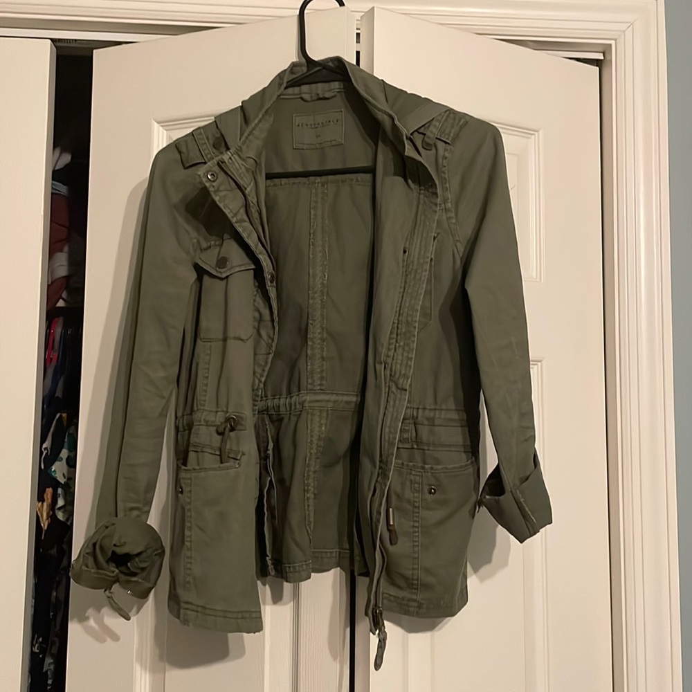 Aéropostale size small army green jacket
